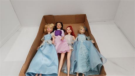 Lot Of 4 Dolls