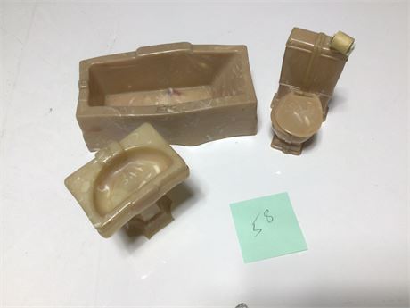Miniature Bathroom Fixtures - Doll House
