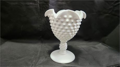 Fenton Hobnail Pedestal Compote Candy Dish