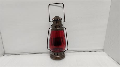 Vintage Red Lamp