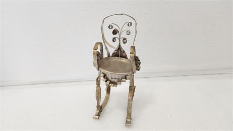 Rocking Chair Made From Tin can