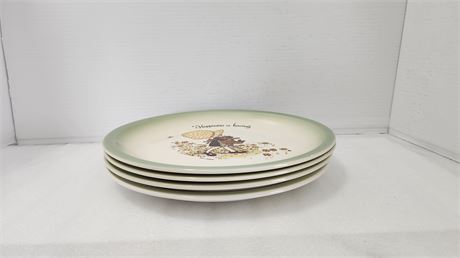 Set Of 4 Holly Hobbie Collector Plates