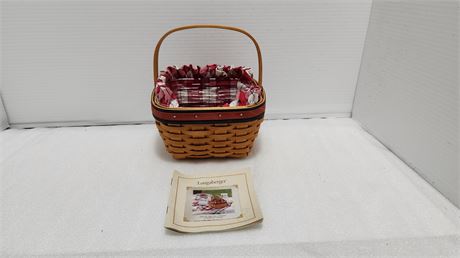 Longaberger 2001 Strawberry Basket