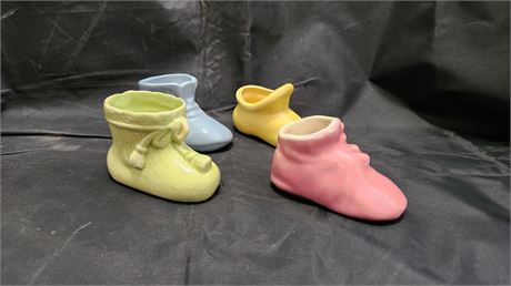 Shawnee Pottery Baby Booties