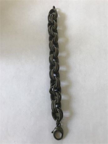 Stamped Bronze Milor Italy Bracelet