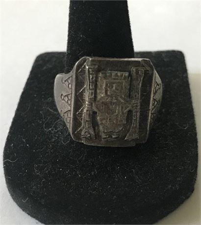 Stamped Peru Size 7.75 Ring