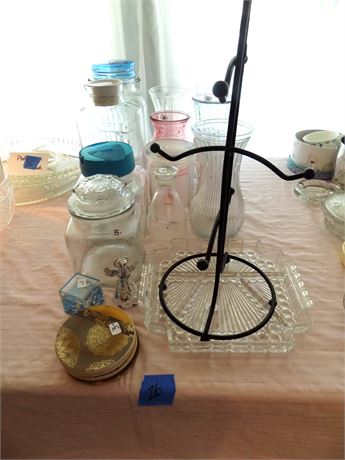 Vases, Houseware Jars Lot