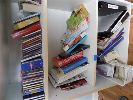 Books Lot, CD's, Office
