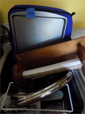 Kitchen Pans, Paper Towel Rack