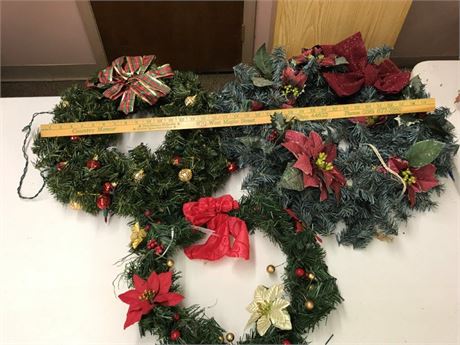 3 Christmas Wreaths (#1)