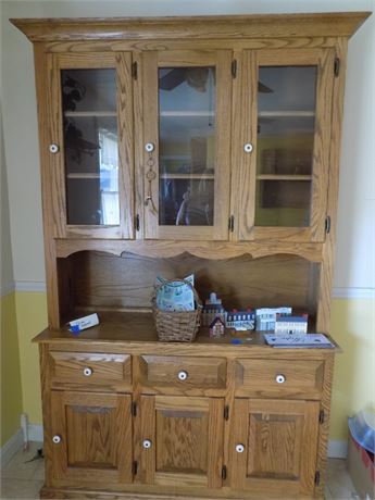Oak China Cabinet