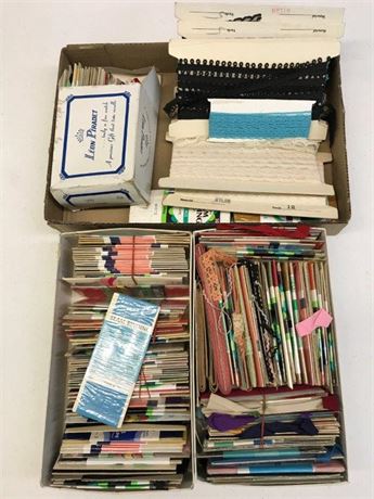 3 Flats of Craft Supplies