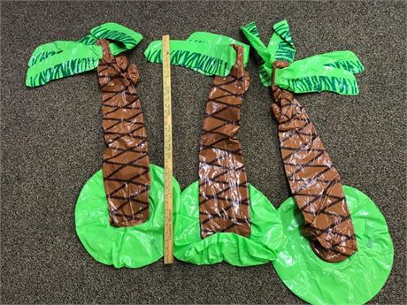 3 Inflatable Palm Trees