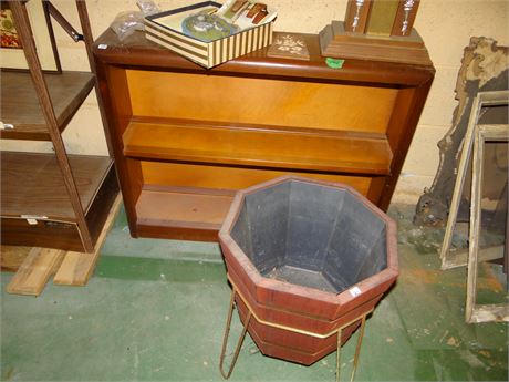 Bookshelf and Planter