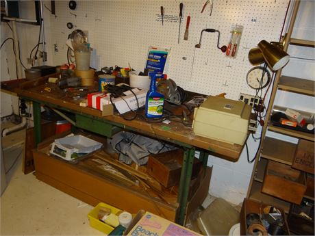 Work Bench and Contents