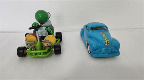 Vintage Toy Car & NES Mario Yoshi Race Car