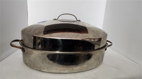 Roaster Pan With Lid & Inserts