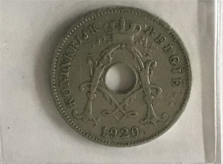 1920 Belgium 10 Centimes