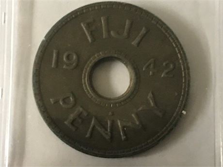 1942 Fiji Penny