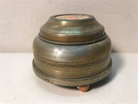 Metal Powder Box 3 Foot Musical Box (#4)