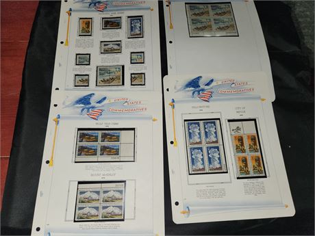 Commemorative US Mint Stamps