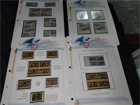 Commemorative US Mint Stamps