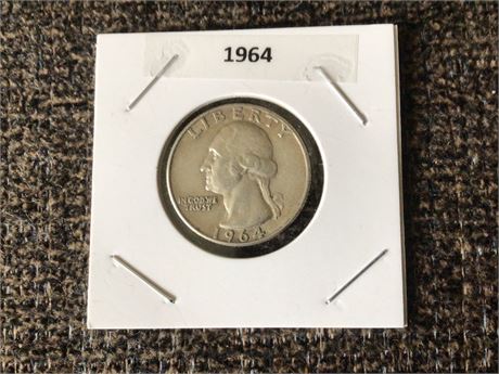 1964 Washington Quarter -Silver