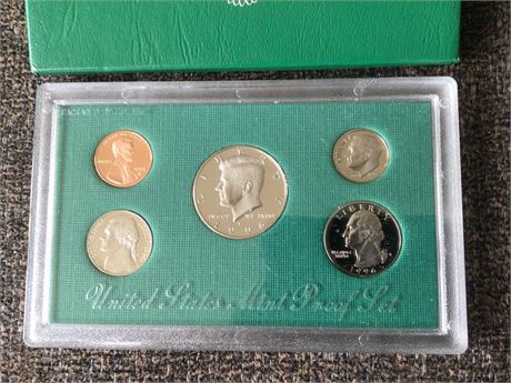 1996 Uncirculated Mint Coin Set