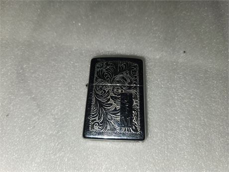 Zippo With Scroll Design + Jim