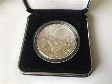 2018 World War 1 Centennial Silver Dollar - 90% Silver