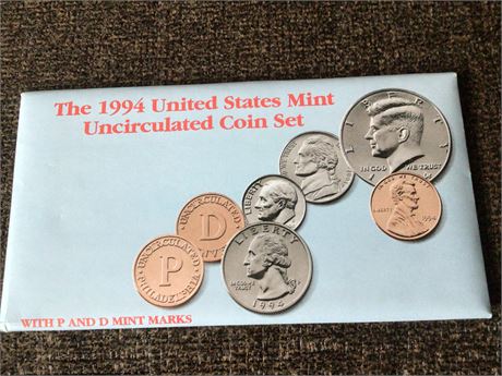 1994 Uncirculated United States Mint Set