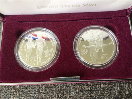 1995 Olympic Coins the Atlanta Centennial 90% Sillver