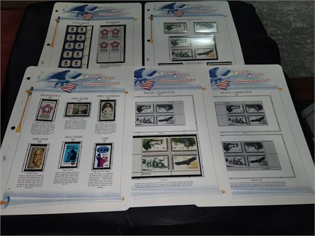 Commemorative US Mint Stamps