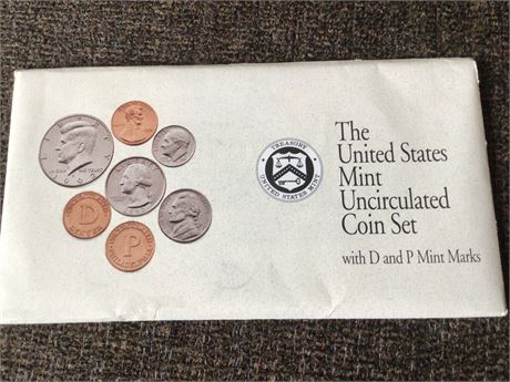 1992 Uncirculated Coin Set