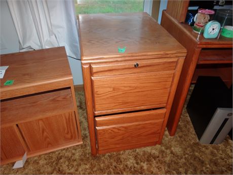 Nice Oak Filing Cabinet
