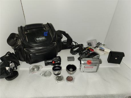 Sony Handy Cam With Bag & Accesories
