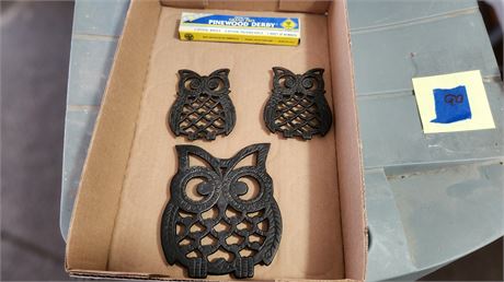 Owl Trivets & Pine Derby Kit