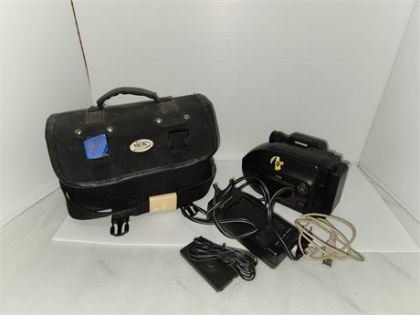 GE Camcorder With Bag