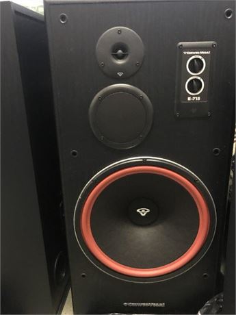 Cerwin-Vega E-715 Stereo Speakers 3-Way