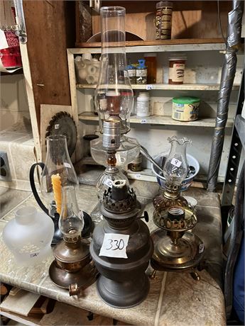Oil Lamp Lot