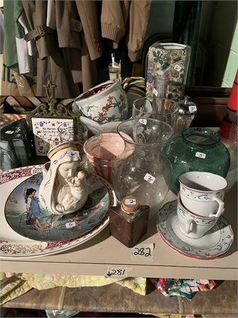 Glassware, misc