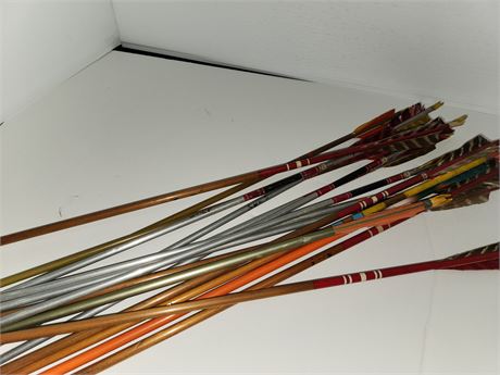 Practice Arrows With Feathers