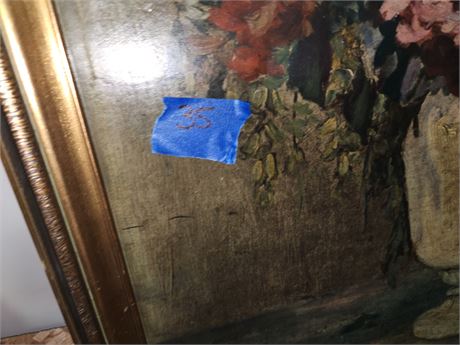 Framed Painting Of Flowers