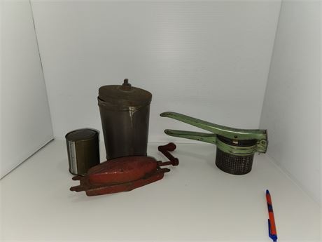 Misc., Metal Churn & Can