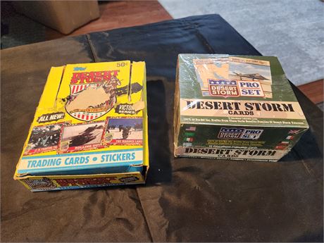 Lot Of New desert Storm Trading cards