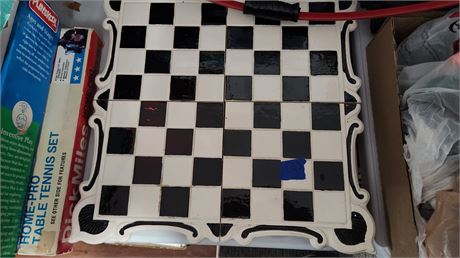 Ceramic Chess Board & Pieces
