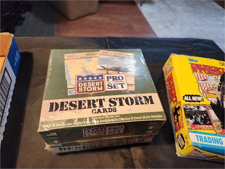 Lot Of New Desert Storm Trading Cards
