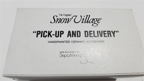 Dept. 56 Pick-Up And Delivery Small Truck