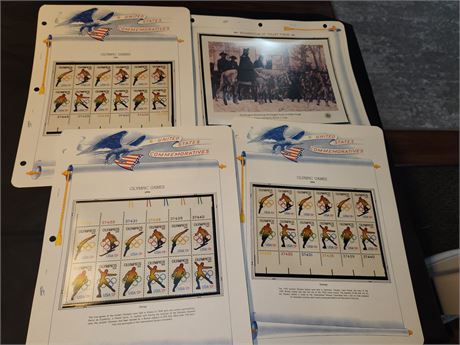United States Commemorative Mint Collectable stamps