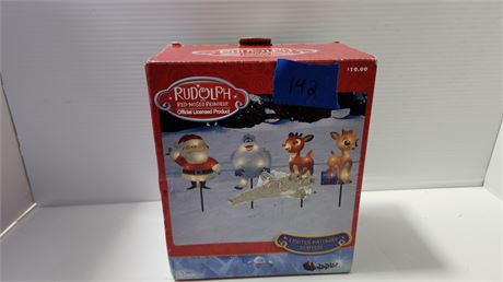 Rudolph The Red Reindeer Lighted Pathway Markers